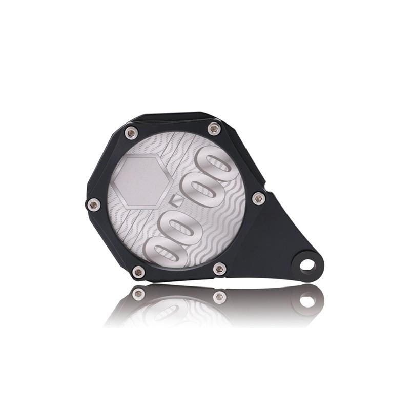 Aluminum Alloy Hexagonal Motorcycle Tax Plate Waterproof Universal Vehicle License Plate Decoration
