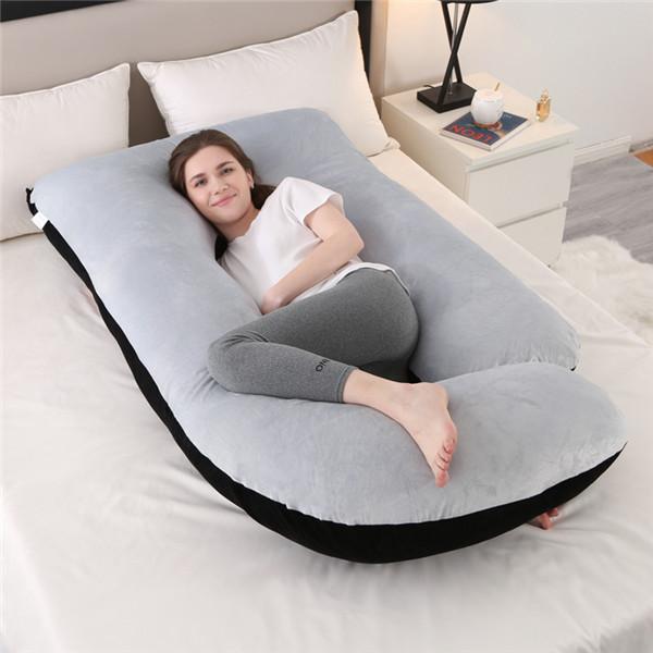 Pregnancy Pillow Sleeping Support Pillow For Pregnant Women J Shape Maternity Pillows Full Body Giant Maternity Pillow Waist Support