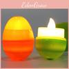 Очаровательный теплый свет Пасхальные яйца Декоративные пластиковые яйца для оформления сцены Упаковка из 12 штук