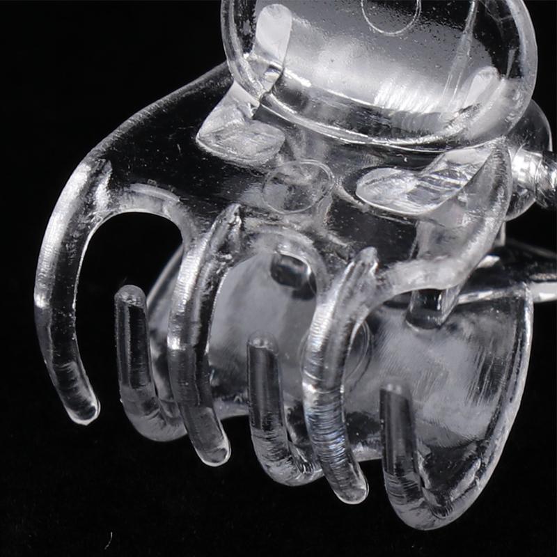 50 шт. прозрачные зажимы для орхидей с 6 когтями, пластиковые зажимы для цветов-бабочек, прозрачный фиксатор для садовых стеблей виноградной лозы, вьющихся растений