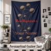 Custom Tapestry Wall Hanging, Foo Fighters Personalized Name Text Home Wall Decor