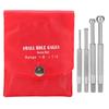 4Pcs Bore Gauge Telescopic BallType with Diamond NonSlip Handle Measuring Tool 313mm