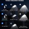 Водонепроницаемый настенный светодиодный светильник на солнечной батарее 3,5 Вт 450 лм с датчиком движения PIR, алюминиевый, для сада и улицы