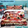 Custom Name Sunderland rest 3PCS Bedding Set For Bedroom Dormitory,Including 1pc Duvet Cover And 2pcs Pillowcases Large size Fan gift