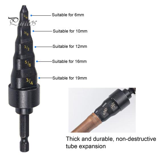 5-в-1 расширитель медной трубы для кондиционера, сверло для обжима, термостойкое нержавеющее портативное средство для ремонта расширителя обжимной трубки
