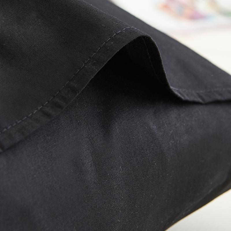 Наволочка Высококачественный конверт Чистый хлопок Наволочка Однотонное постельное белье Наволочка 40x70 50x90 Наволочка для сна