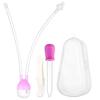 Baby Nasal Aspirator 3-piece Set Catheter Type Anti-backflow Pink