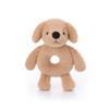 Apricot Lamb Taupe Labrador Rattle Soft Baby Stuffed Animal Rattle Toy for Boys and Girls, Lovely for Newborns, 0-3 Months, 0-6 Months+, 14cm