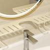 Water Drainage Faucet Storage Shelf Rustproof Cosmetic Storage Box Kitchen Sink Shelf  Shower