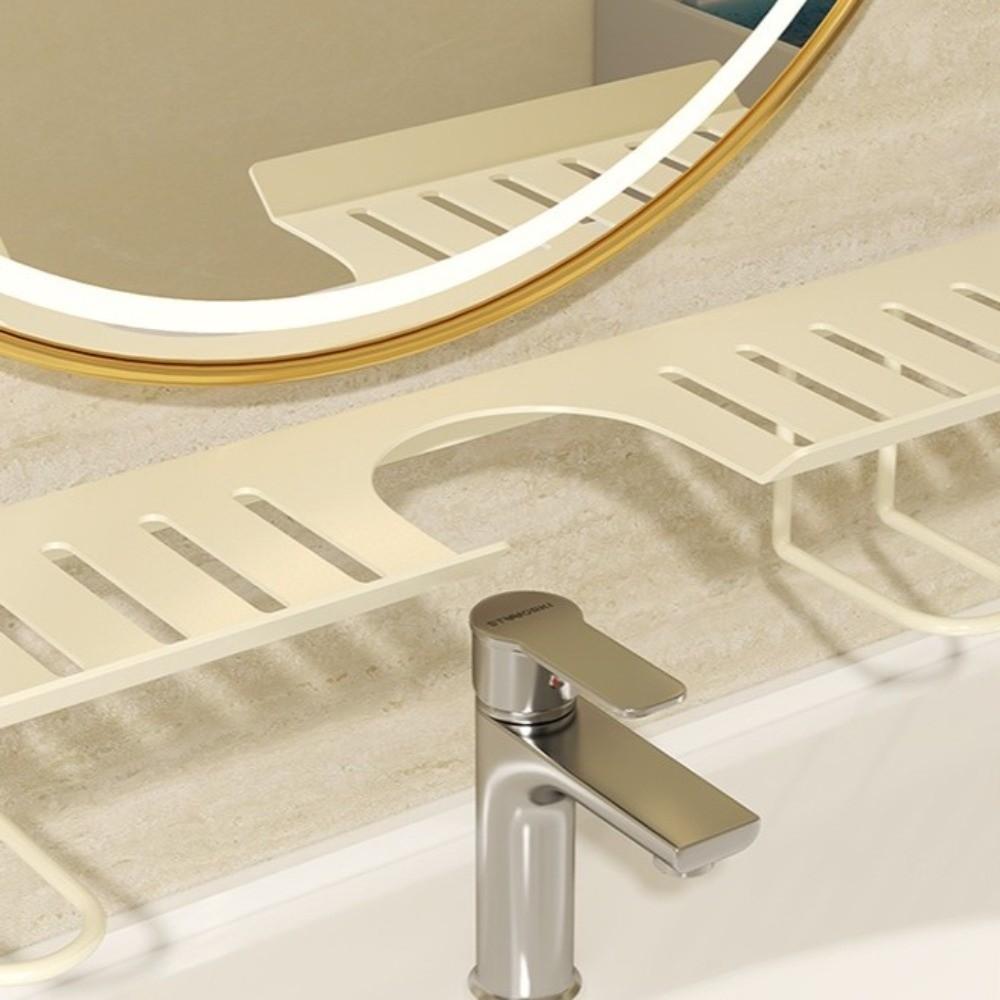 Water Drainage Faucet Storage Shelf Rustproof Cosmetic Storage Box Kitchen Sink Shelf Shower