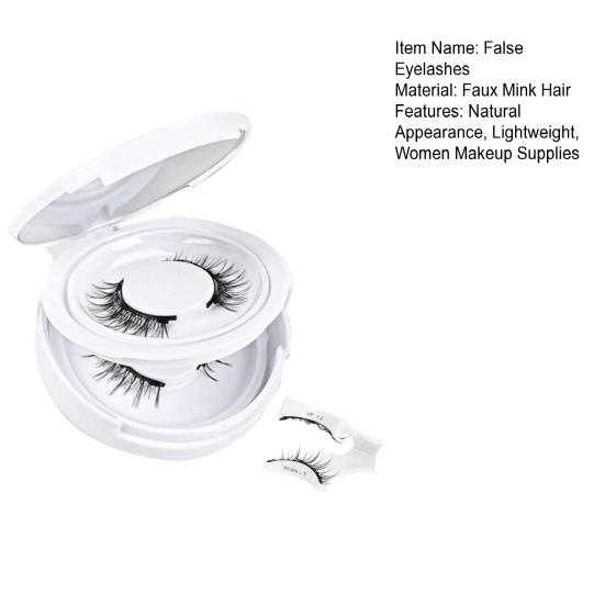 2 пары магнитных накладных ресниц с пинцетом, естественный вид, многоразовые магнитные 3D-накладные ресницы с аппликатором, инструменты для макияжа глаз для женщин