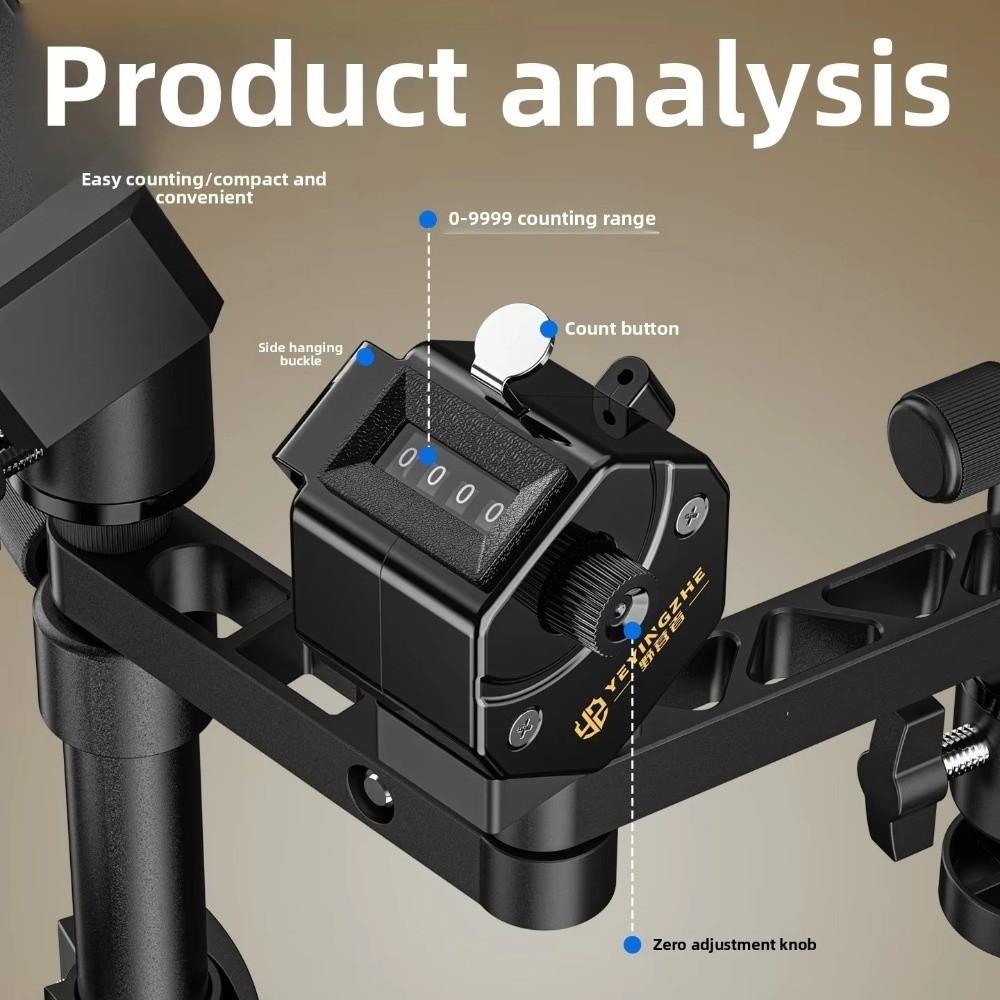 Manual Operation Bait Box Counter Side Hanging Design Manual Mechanical Counter For Fishing