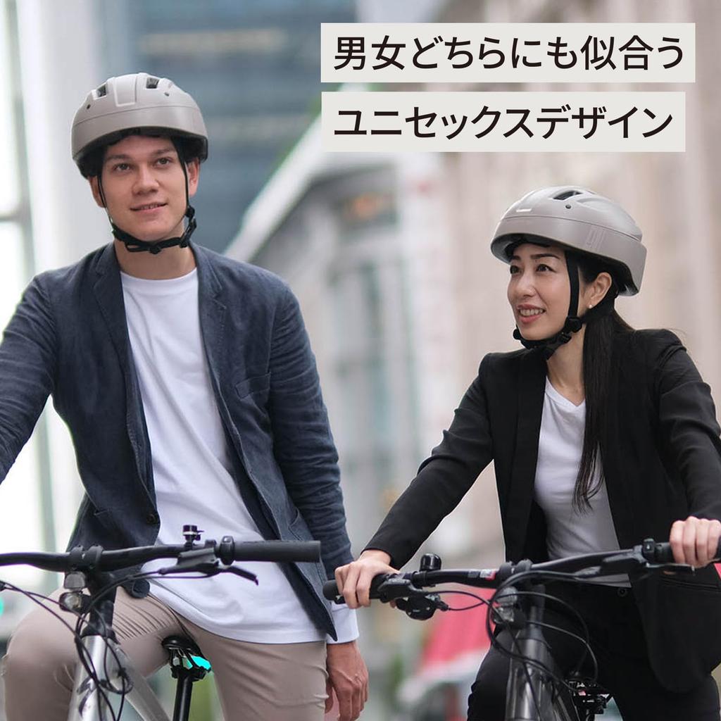 ZEROFIT VESK Bicycle Helmet for Men and Zero by ION SPORTS M [Foldable Women, Stylish, Fit] (Matte Black, (54-57cm))