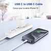 Кабель для быстрой зарядки 100 Вт с двумя разъемами USB-C для iPhone 15 16 Pro Max 15 16 Plus Samsung Moto Realme Кабель Type C - Type C 3 м