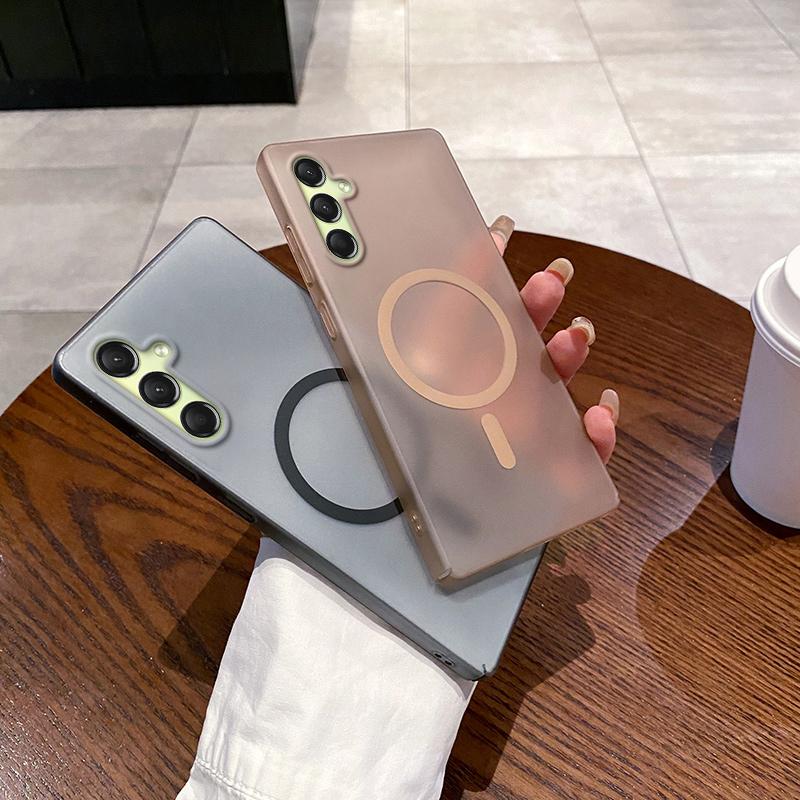 For Samsung Galaxy A16 4G/5G Magnetic Case Frosted PC Phone Cover