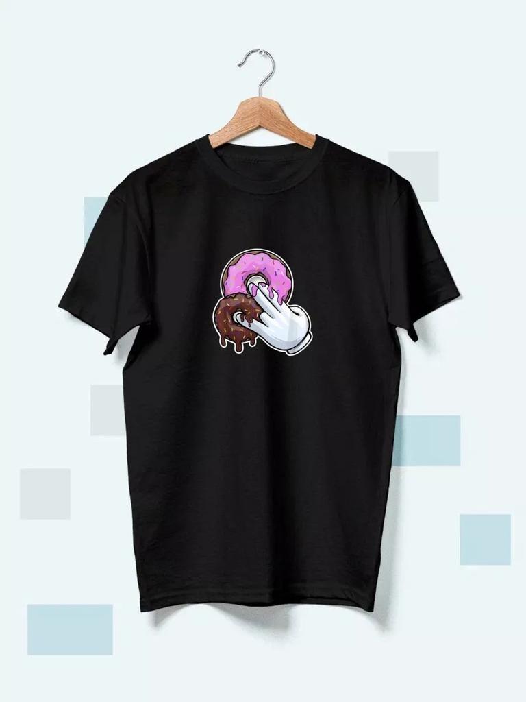 T-Shirt with Donut Print