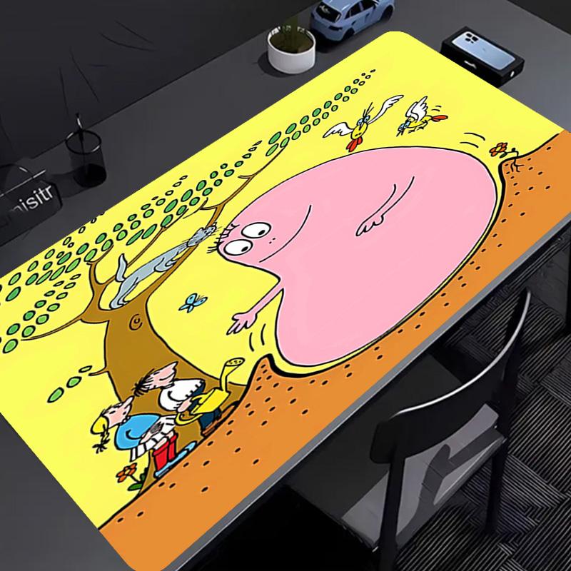 Barbapapa Mouse Pad - Non-Slip Rubber Base, Smooth Surface for Work,Gaming,Office,And Home Use, Desk Mouse Pad
