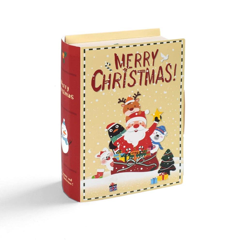 5pcs Navidad Noel Merry Christmas Candy Boxes Xmas New Year Party Gift Packaging Party Decoration