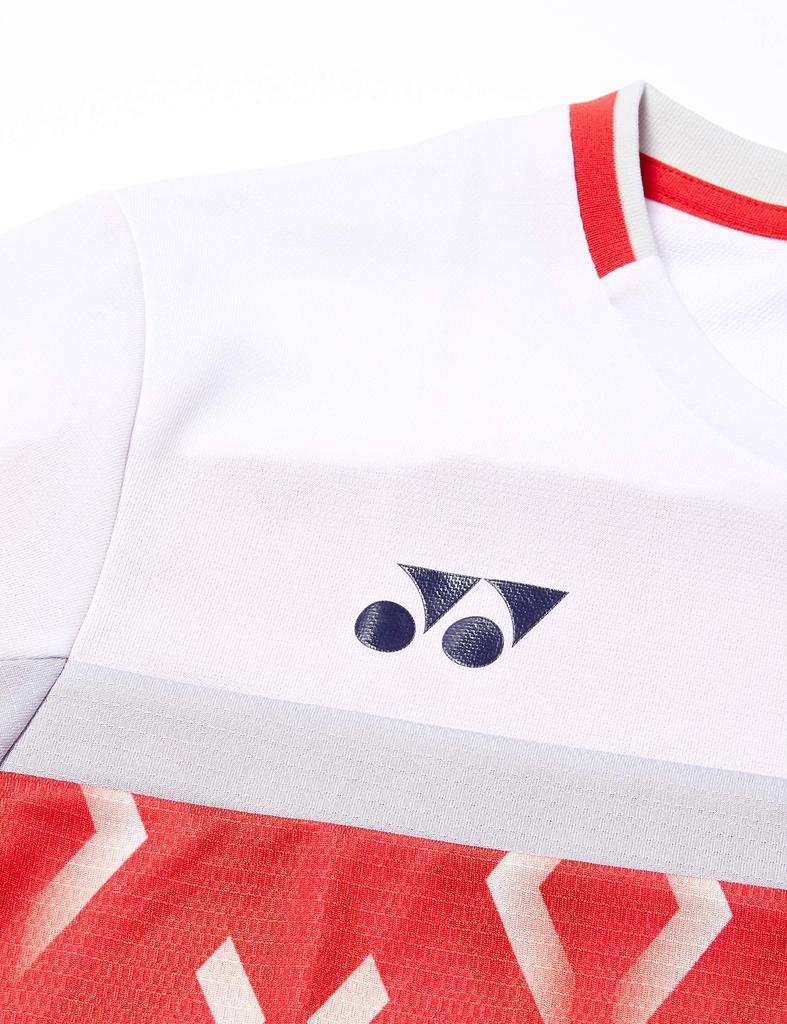 Short Sleeve Shirt Game Shirt Flash Red Japan SS To Japanese Size [Yonex] (Fit Style) Men's (639) (equivalent XS)