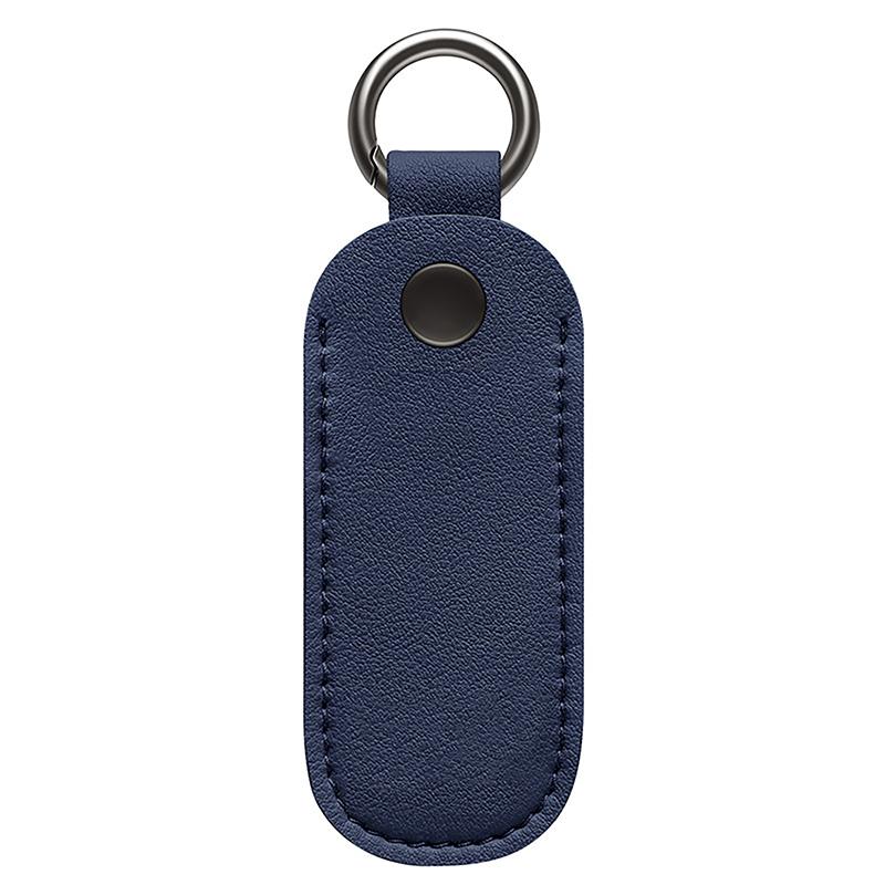 Leather U Disk Pouch Key Ring Holder Usb Flash Drive Storage Bag Pendrive Protective Cover Memory Stick Case