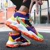 Men High Top Sneakers Casual Mens Trainers  New Fashion Breathable Color Matching Male Luxury Chunky Shoes Zapatos De Tenis