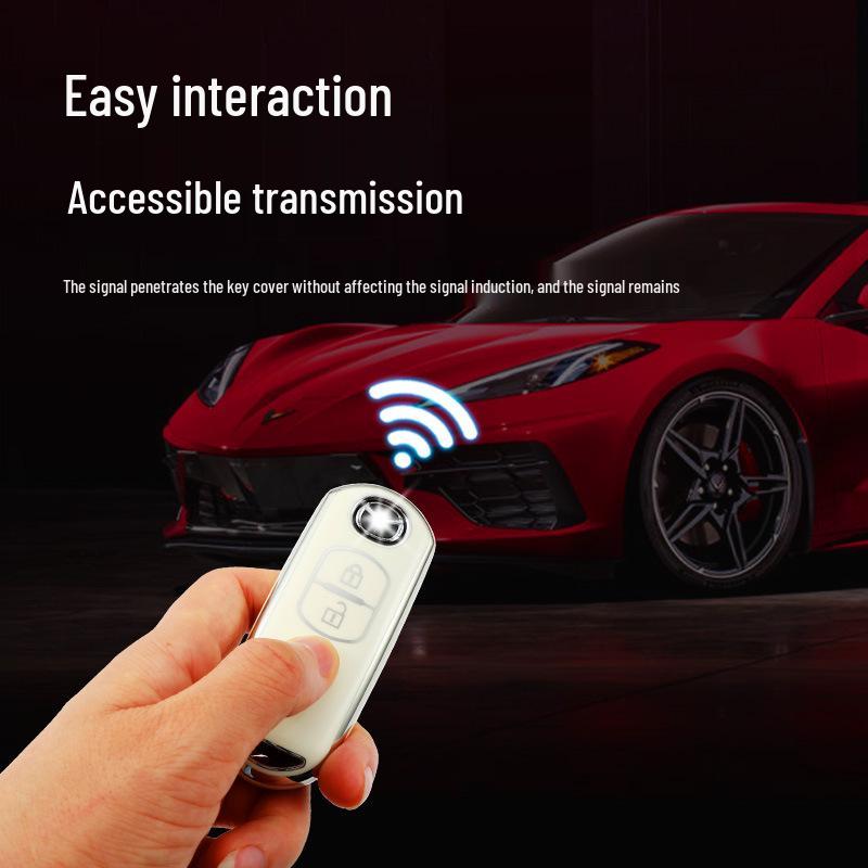 Чехол для ключа с 2 кнопками Mazda Axela для CX-4, CX-30, Mazda 6 Atenza, Mazda 3, Xingcheng, Ruiyi