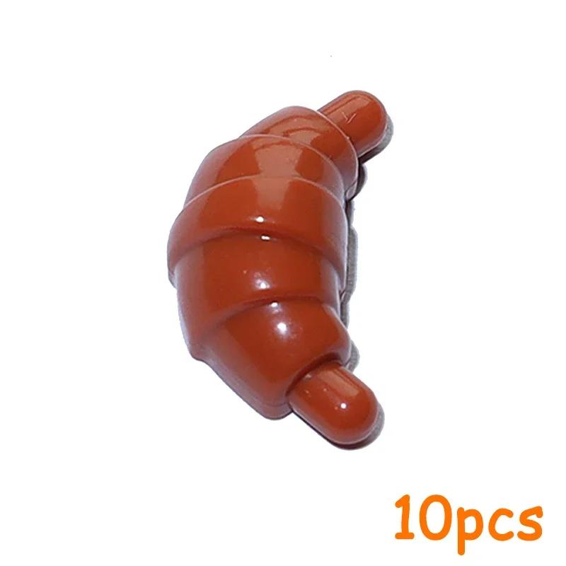 Строительные Блоки Еда MOC Аксессуары для Еды Рыба Хлеб Пицца Шоколад Фрукты Морковь Гамбургер Чипсы Курица Бутылка Кирпичи Игрушки