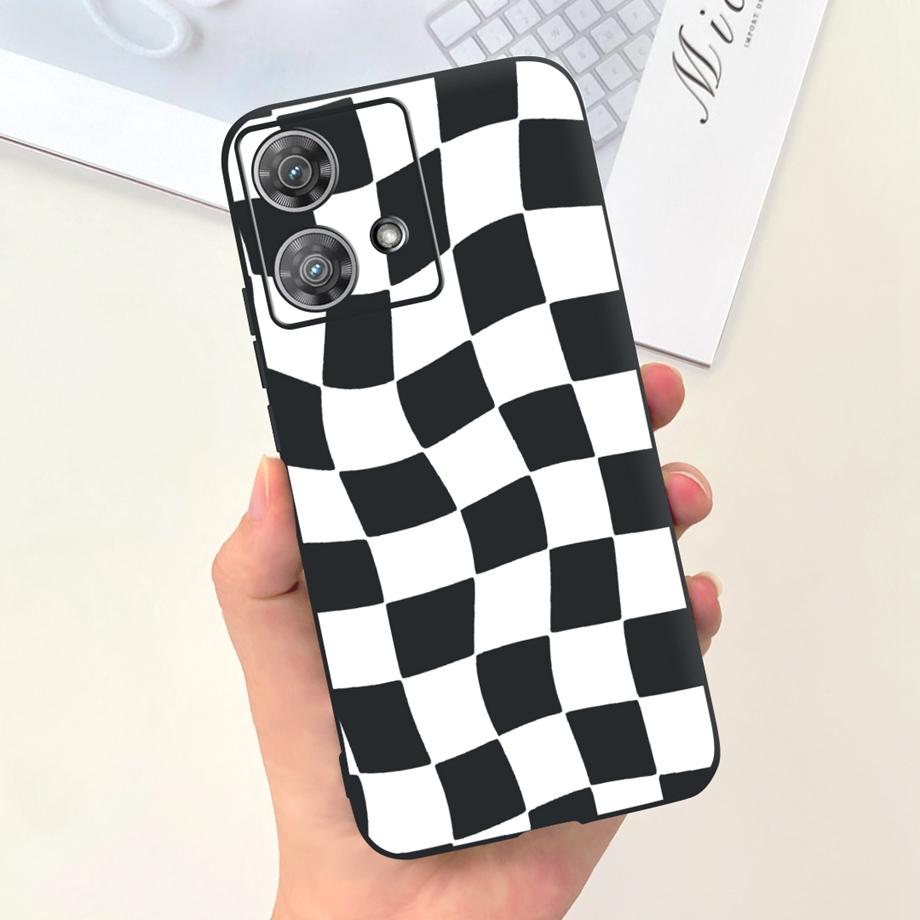 For Motorola Moto Edge 40 Neo 5G Case Cool Style Soft Silicone Rubber Anti-knock Phone Cover Cartoon Pattern Fundas Edge40 Neo