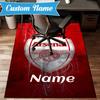 Custom Name Arse-nal Football Crest Rug Game Carpet, Floor Mat for Bedroom Living Room Entryway Rug, Home Decor Idea Gift for Christmas birthday