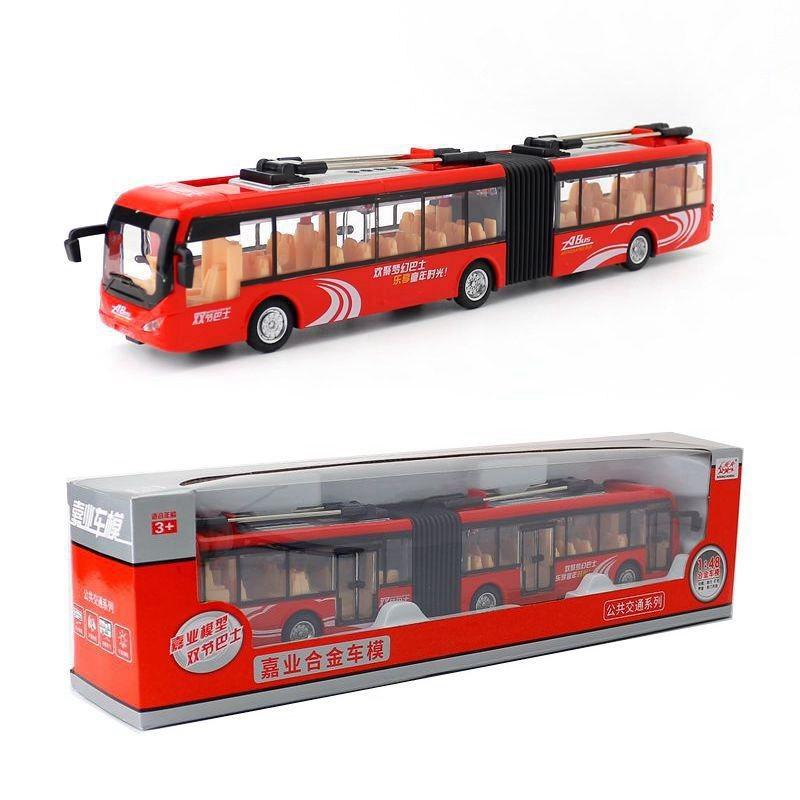 Toy Model Bus With Sound Light Features Design For Kids Play And Collecting