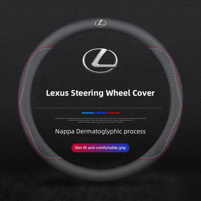 PPFX2 Кожаная Накладка на Руль Автомобиля Lexus Противоскользящие Аксессуары Для Lexus F SPORT ES RX NX LS UX LM LX GX LC RZ IS CT GS RC HS SC