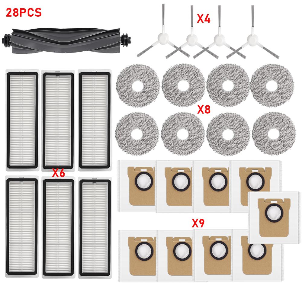 For Dreame L11s Ultra L11s Pro L11 Ultra Replacement Parts Main Side Brush Filter Mop Cloths Dust Bags Robot Vacuum Accessories