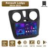 Автомобильная магнитола Android Car-Play для Renault Lodgy 2016-2021 Мультимедийный плеер Головное устройство Стерео Навигация GPS BT WIFI, 2+64ГБ