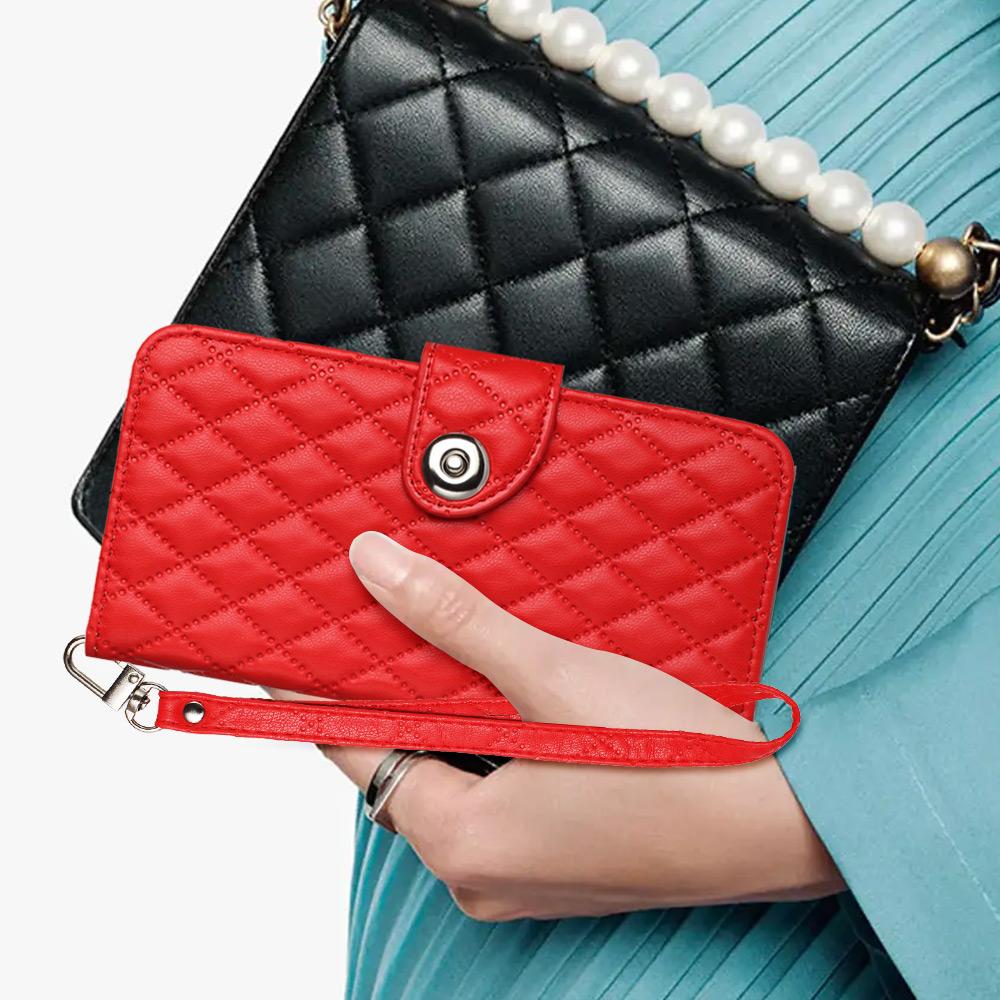 Ремешок на запястье, женский повседневный кожаный держатель для карт с 3D сеткой, чехол-кошелек для телефона, подставка для iPhone Samsung Xiaomi Moto, женская сумка для девочек розового розового цвета с откидной крышкой