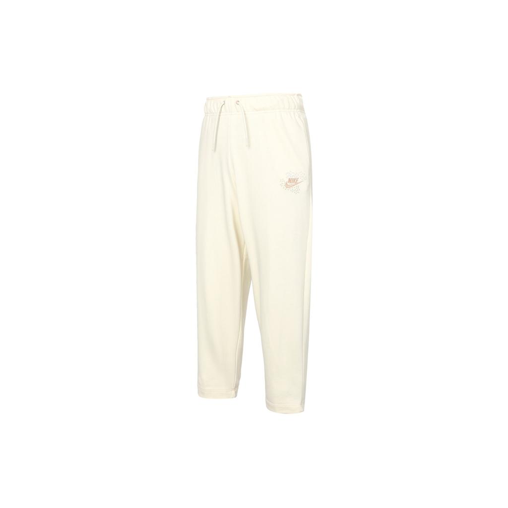 Nike Спортивная одежда Essentials Solid Logo Mid Rise Loose Fit Casual Sports Long Брюки женские низы светло-желтые DR7838-113