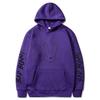 Bad Bunny Print Fleece Hoodie Unisex Casual Pullover Streetwear Customizable Sweatshirt