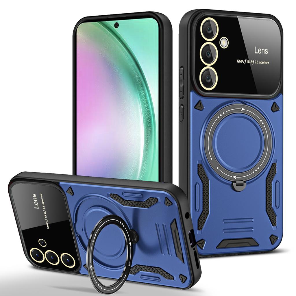 Чехол Magsafe с магнитным кольцом для телефона Samsung Galaxy A16 A26 A36 A56 A06 с беспроводной зарядкой, противоударный защитный чехол