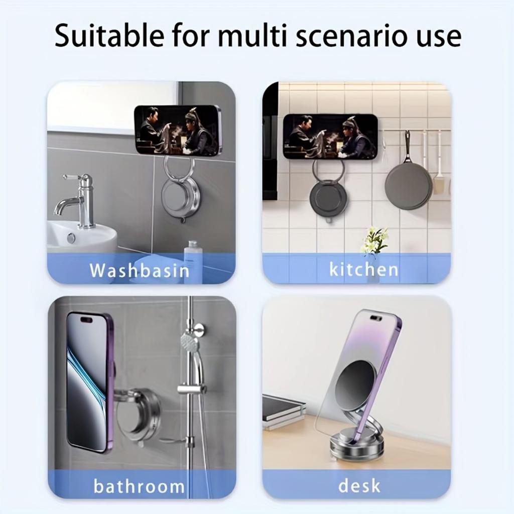 Car Magnetic Phone Holder, Adjustable Rotating Double-sided Suction, Hands-free Phone Holder, Hands-free Driving Accessories | Modern Car Accessories