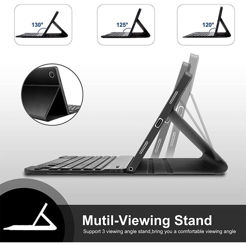 Кожаный чехол с Bluetooth-клавиатурой для Xiaomi Pad 5 6 Pro Redmi Pad SE 11 дюймов 2023 10,6, беспроводная клавиатура и мышь, силиконовый противоударный защитный чехол