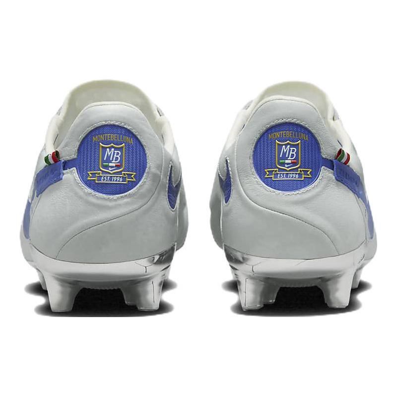 Nike Tiempo Legend 9 Elite Mi Ag Кожа Монтебеллуна Белый Королевский Игровой DV7901-140