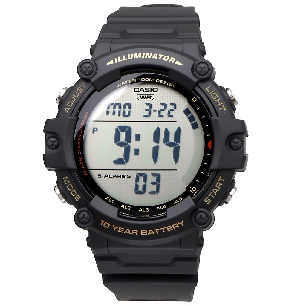 Casio Standard Digital Watch AE-1500WHX-1AV, Long Strap, Men's Cheap Casio, Black, Imported International Model
