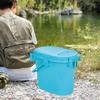 Fishing Bucket Fish for Caught Sitting Box Thick with Tool Layer Convenient Camping