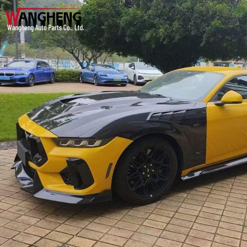 2024+ Mustang Carbon Fiber Fender & Side Skirt Kit