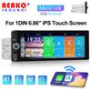 6.8 Inch 1Din Car Radio IPS Touch Screen Multimedia Video MP5 Player 1 Din No DVD with Carplay Bluetooth Car Stereo USB Charging