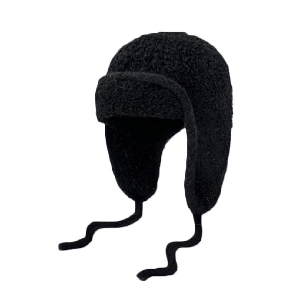 Teddy Fleece Bonnet Caps Thickened Lei Feng Hat Fashion Winter Plush Hat Outdoor
