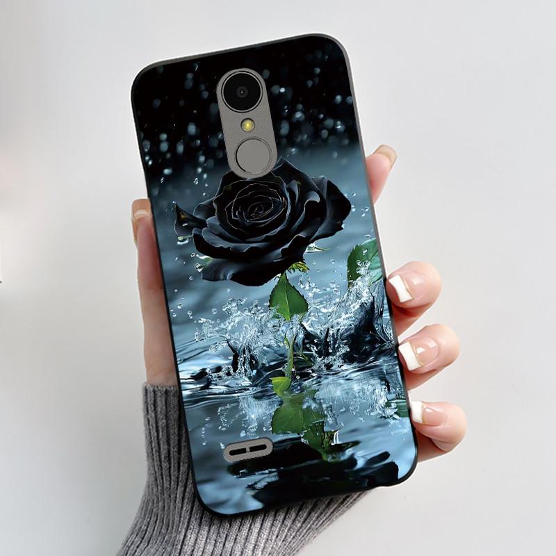 Чехол для LG K4 2017 X230/LG K8 2017 X300 Тонкий Чехол Эстетичный Роскошный Милый Крутой Мальчики Девочки Черный Матовый Мягкий Силикон Задняя Крышка