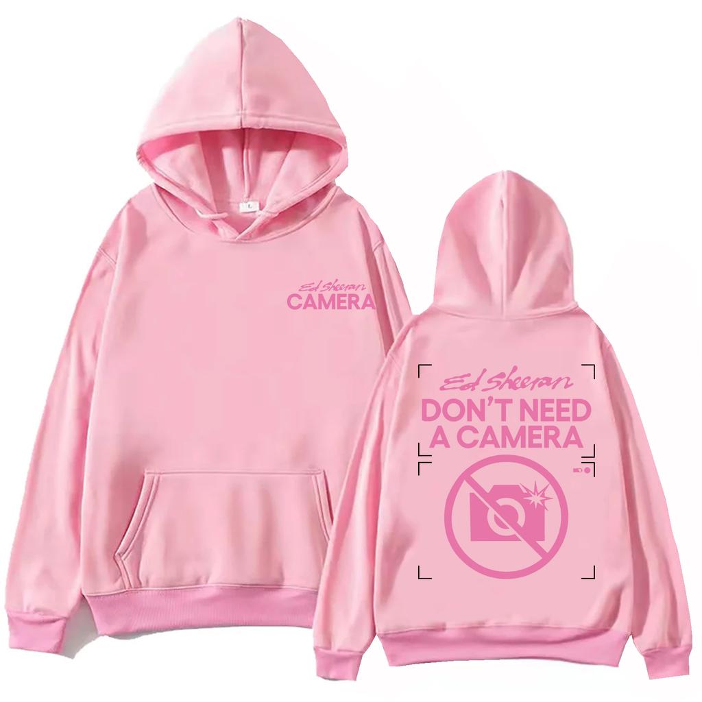 Худи с камерой для прослушивания альбома Эда Ширана для мужчин и женщин, пуловеры в стиле Харадзюку, толстовка в подарок