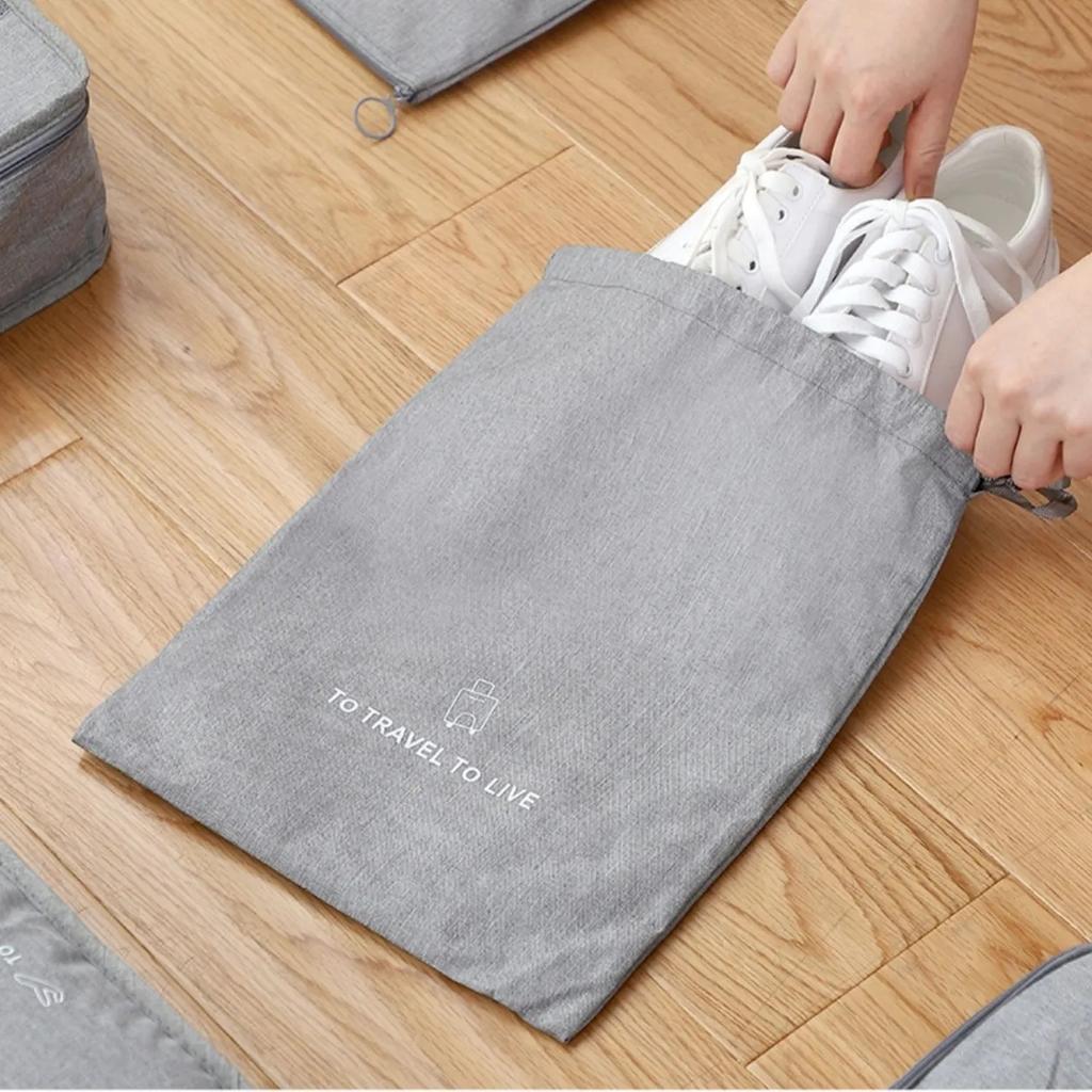 Portable Travel Storage Bag Home Clothing Underwear Shoe Packing Finishing Bag High-capacity Oxford Cloth Waterproof Storage Bag