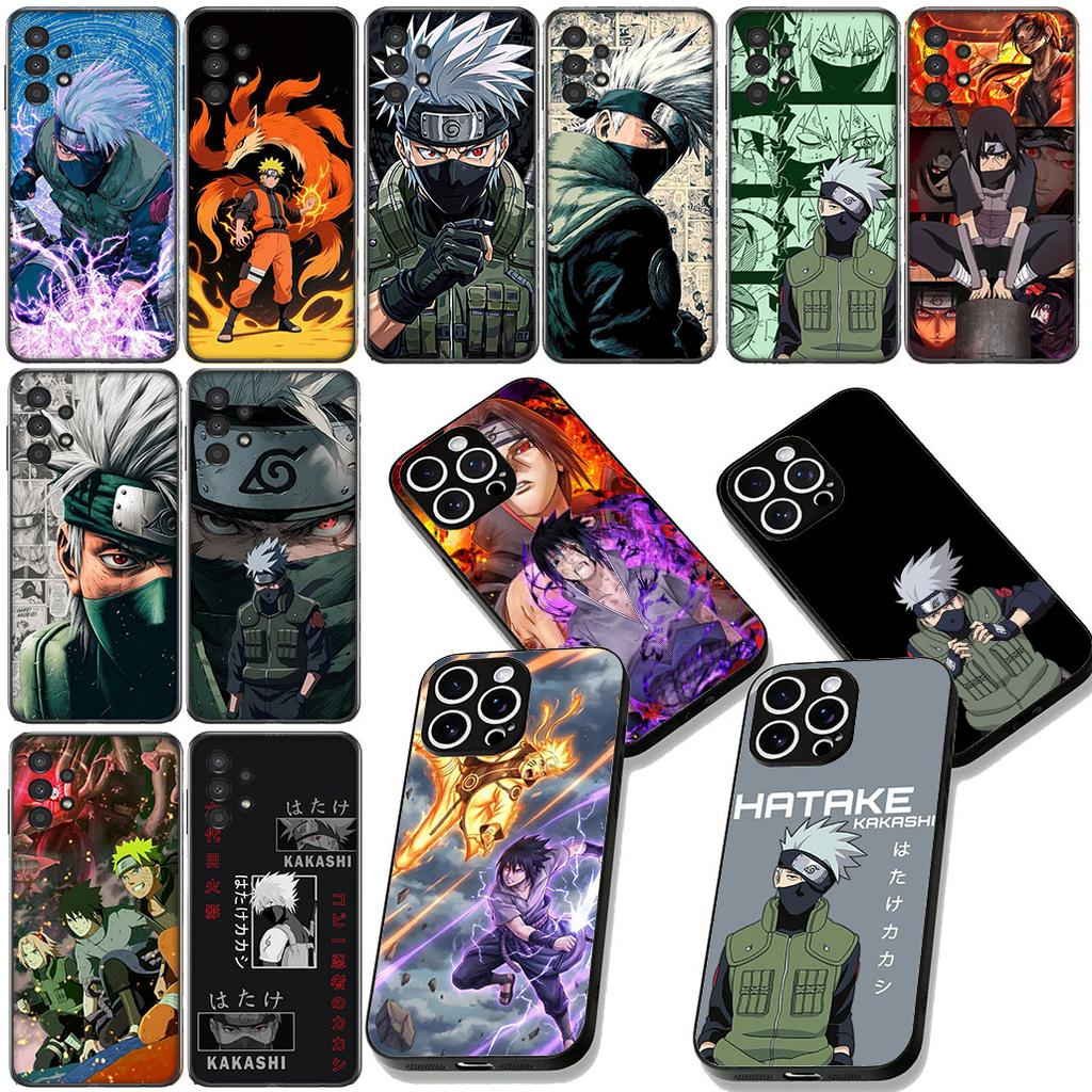 Kakashi Hatake Narutos Uchiha Sasuke Cover for Apple iPhone 12 13 Mini XS 11 Pro Max 7 8 Plus XR SE 2022 SE3 + 8+ Phone Case