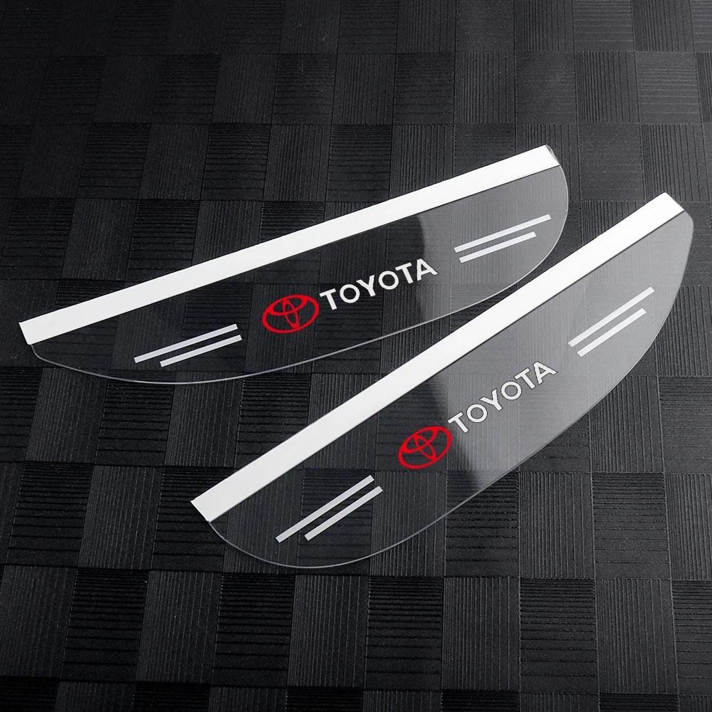 Car Rear View Side Mirror Rain Board Eyebrow Guard Sun Visor For Toyota C-hr Prado Rav4 Yaris Hilux Prius Avensis Corolla Camry